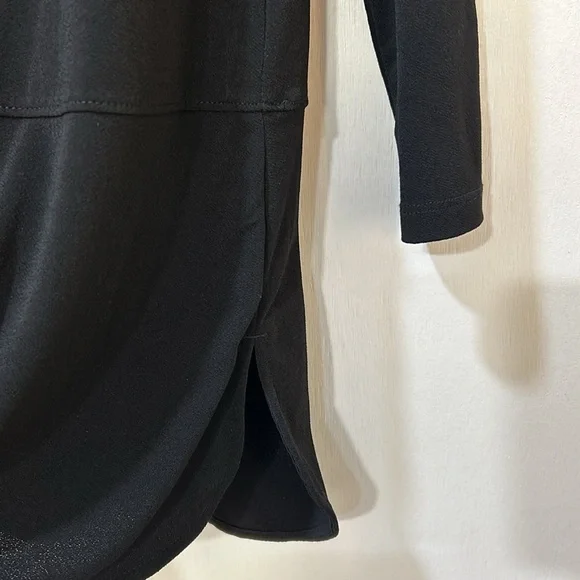 RALPH LAUREN WOMENS BLOUSE HIDDEN 3/8 BUTTONS BLACK Sz MD - Picture 8 of 10